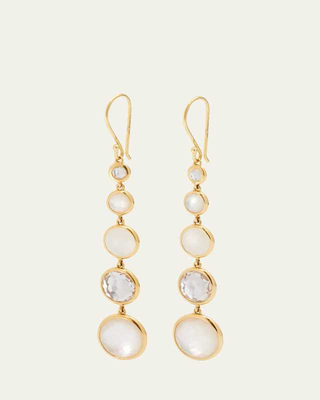 Lollitini 5-Stone Drop Earrings in 18K Gold
